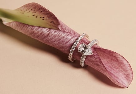 Pear Shape Diamond Engagement Ring