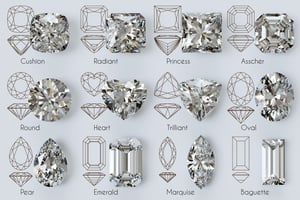 Diamond cuts chart | Facets Singapore