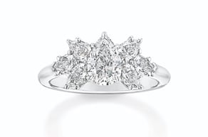 Marquise Cluster Diamond Ring
